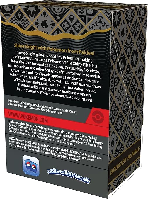 Pokemon Scarlet & Violet Paldean Fates - Booster Bundle