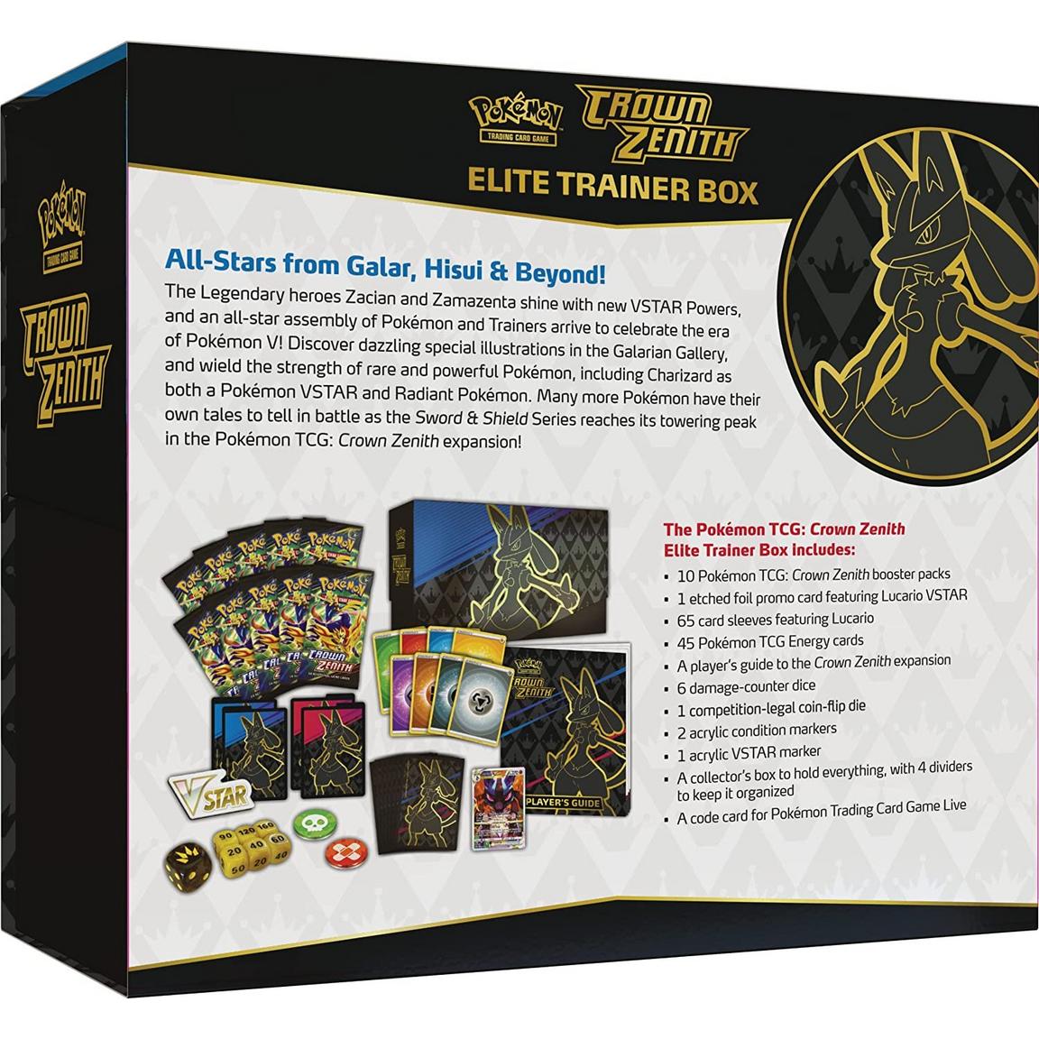 Pokémon Sword & Shield - Crown Zenith Elite Trainer Box